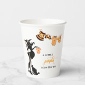 Halloween Oktober Witch Pumpkin Baby shower Papieren Bekers (Achterkant)