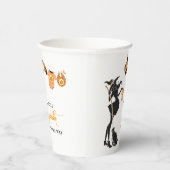 Halloween Oktober Witch Pumpkin Baby shower Papieren Bekers (Rechts)