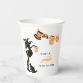 Halloween Oktober Witch Pumpkin Baby shower Papieren Bekers (Voorkant)