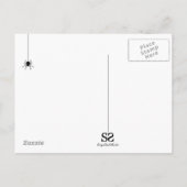 Halloween Old Parchment Greeting Briefkaart (Achterkant)