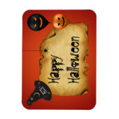 Halloween Old Parchment Greeting Magneet (Verticaal)