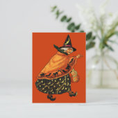 Halloween Old Witch Briefkaart (Staand voorkant)
