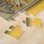 Halloween Old Witch en Full Moon Legpuzzel (Zijkant)