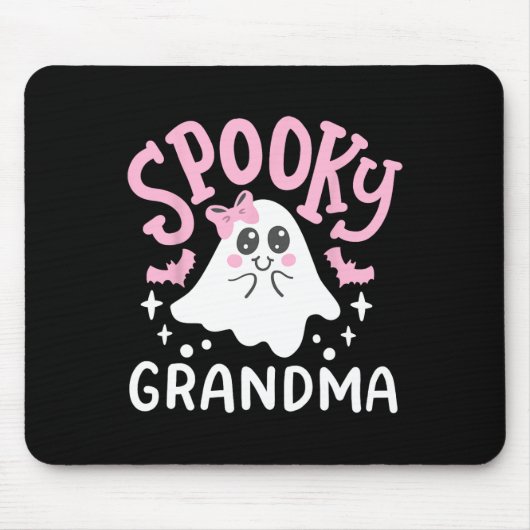 Halloween oma oma Grappig Muismat (Voorkant)