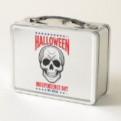 Halloween Onafhankelijkheidsdag met schedel (Achterkant)