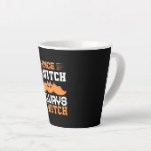 Halloween Once A Witch Always A Witch Birthday Latte Mok (Rechterhoek)