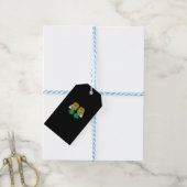 Halloween ondersteboven Zwingerskelet H Cadeaulabel (Met Touw)