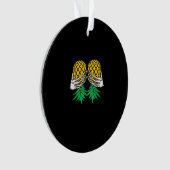 Halloween ondersteboven Zwingerskelet H Ornament (voorkant)