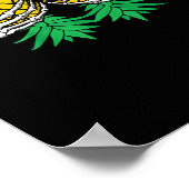 Halloween ondersteboven Zwingerskelet H Poster (Hoek)