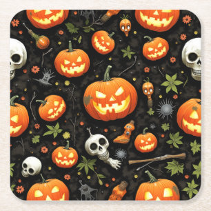 Halloween-onderzetter Kartonnen Onderzetters