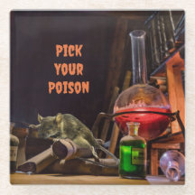 Halloween Onderzetter, kies je vergif