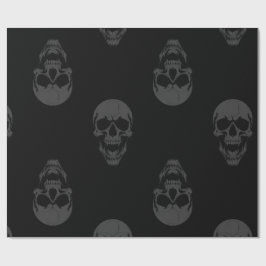 Halloween ondode vampier schedel enge monster cadeaupapier