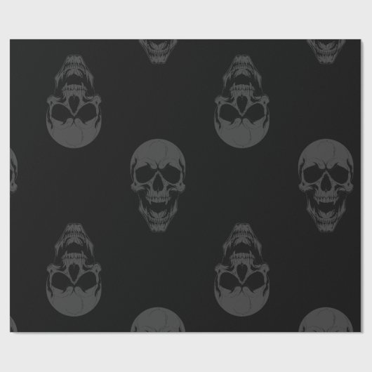 Halloween ondode vampier schedel enge monster cadeaupapier (Vlak)