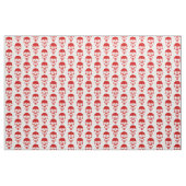 Halloween ondode vampier schedel enge monster rood stof (Yard (91,4 cm))