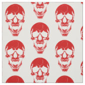 Halloween ondode vampier schedel enge monster rood stof (Swatch)