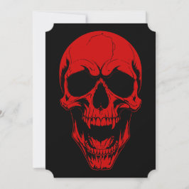 halloween ondode vampier schedel griezel monster r feestdagenkaart