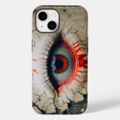 Halloween One-Eyed Crying Blood iPhone Case (Achterkant)