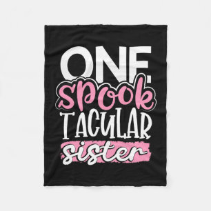 Halloween One Spook Tacular Sister Fleece Deken