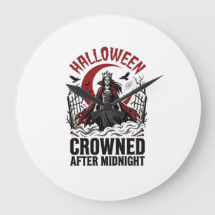 Halloween Onsterfelijke Koningin Middernacht Opkom Grote Klok