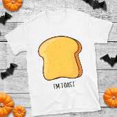 Halloween ontbijt duo koppels Ik ben toast grappig T-shirt