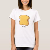 Halloween ontbijt duo koppels Ik ben toast grappig T-shirt (Voorkant)