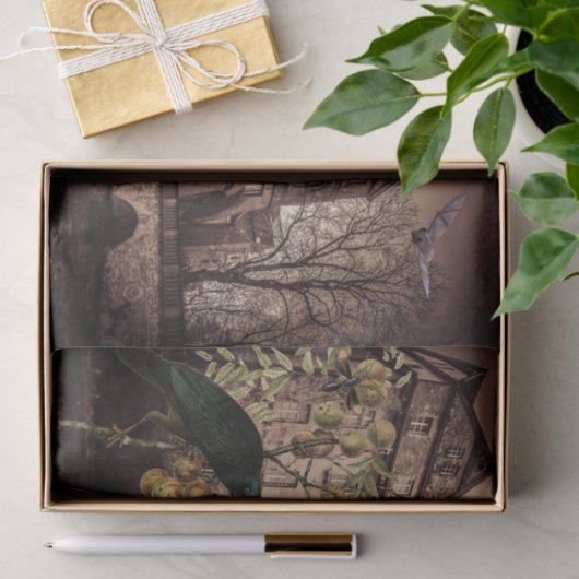 Halloween Ontkoppeld Gehakt Huis Tissuepapier (Geschenk)