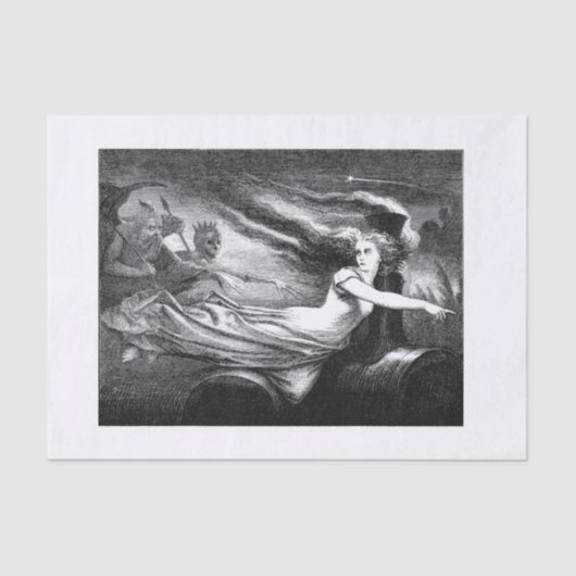 Halloween-ontkoppeling Tissuepapier (Voorkant)