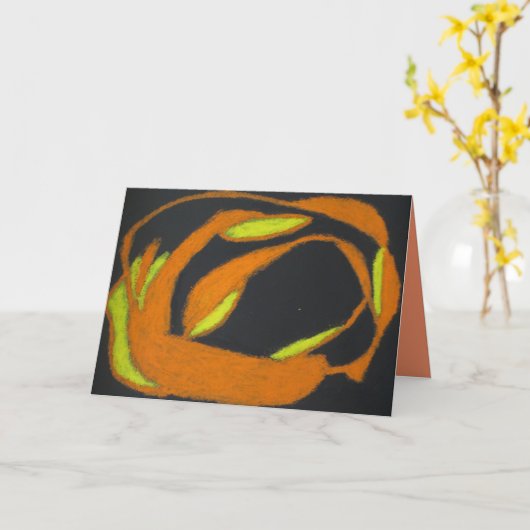 Halloween ontlichaamde Jack'oLantern Kaarten (Gele Bloem)