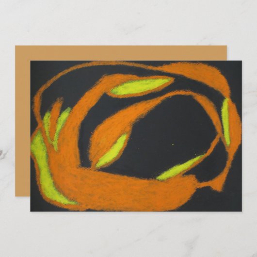 Halloween ontlichaamde Jack'oLantern-uitnodigingen Kaart (Voorkant / Achterkant)