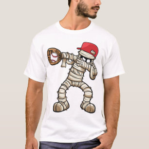 Halloween ontwerp voor honkbal liefhebbers t-shirt