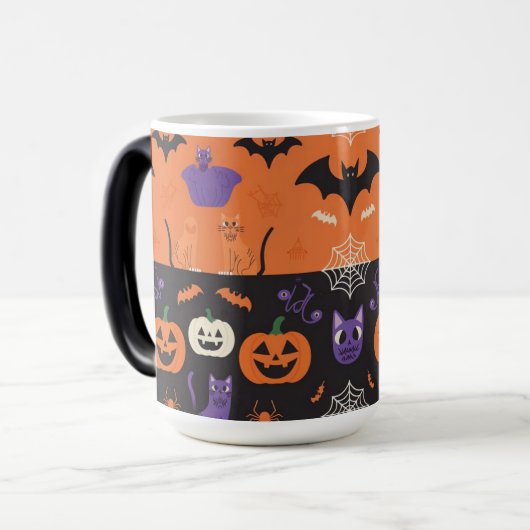 Halloween ontworpen Mok 15oz (Voorkant links)