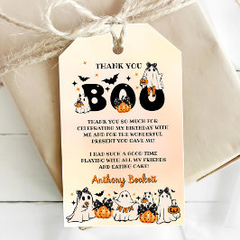 Halloween Onze kleine Boo 1e verjaardag partij Cadeaulabel
