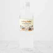 Halloween Onze kleine Boo 1e verjaardag partij Waterfles Etiket (Voorkant)