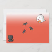 Halloween Onze kleine Boo Ghost Boy 1ste verjaarda Kaart (Achterkant)