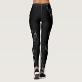 Halloween Oogbal Griezelige Drip Leggings (Achterkant)