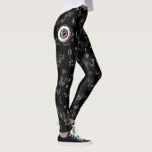 Halloween Oogbal Griezelige Drip Leggings (Rechts)
