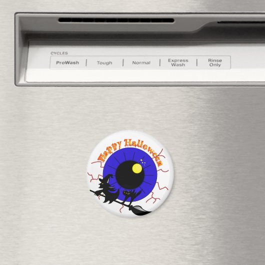 Halloween Oogbal Magneet (Insitu (Vaatwasser))