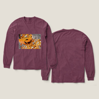 Halloween Oogbal Snoep Tri-Blend Shirt