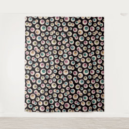 Halloween Oogbollen Foto Achtergrond Wandkleed