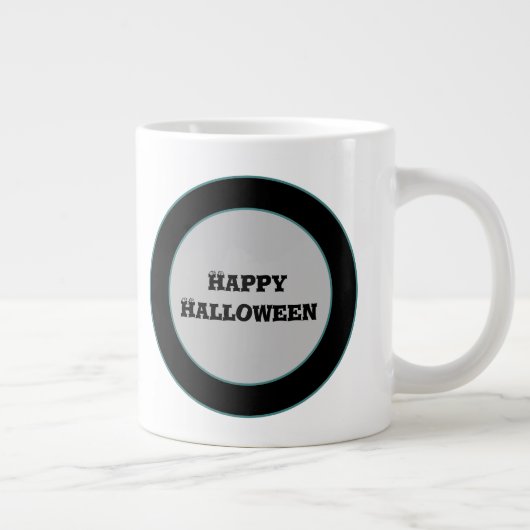 Halloween oogbollen grote koffiekop (Rechts)