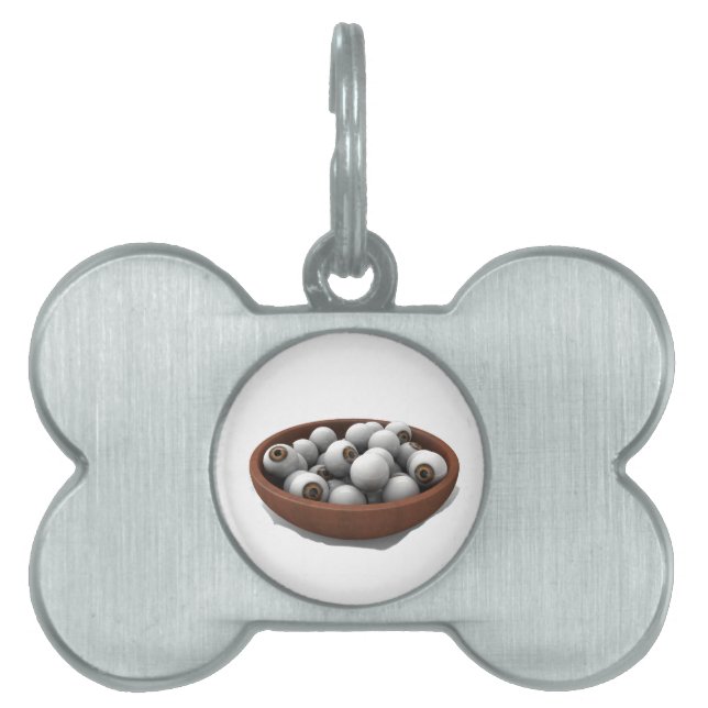 halloween oogbollen huisdieren naamplaatje (voorkant)