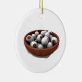 halloween oogbollen keramisch ornament (Rechts)
