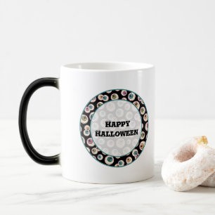 Halloween oogbollen magische mok