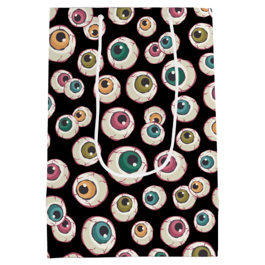 Halloween oogbollen medium cadeauzakje (Achterkant)