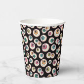 Halloween oogbollen papieren bekers (Rechts)