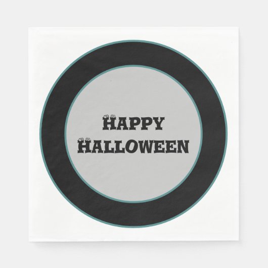 Halloween oogbollen servet (Voorkant)