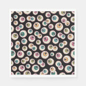 Halloween oogbollen servet (Voorkant)