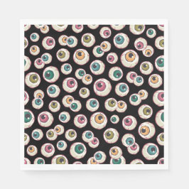 Halloween oogbollen servet