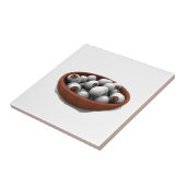 halloween oogbollen tegeltje (Zijkant)