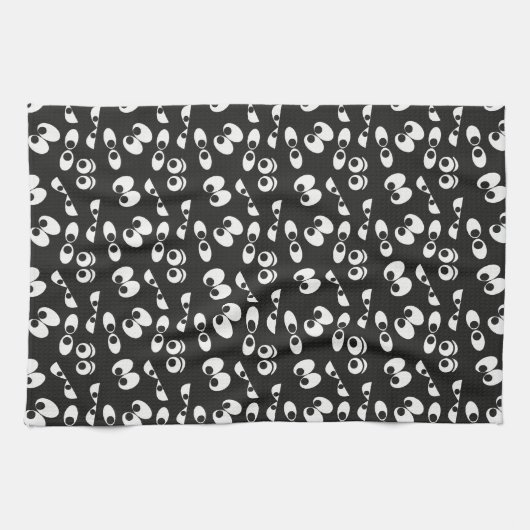 Halloween oogbollen theedoek (Horizontaal)